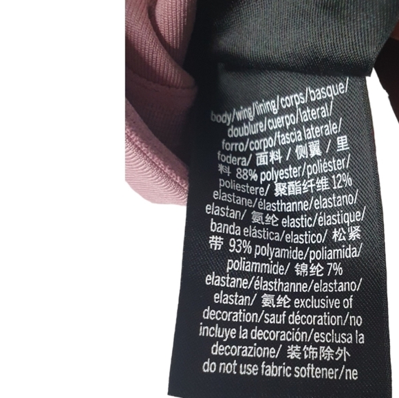 PINK VICTORIA’S SECRET Sports Bra Light Support Mauve Pink‎ Women’s Size XS - Picture 9 of 9